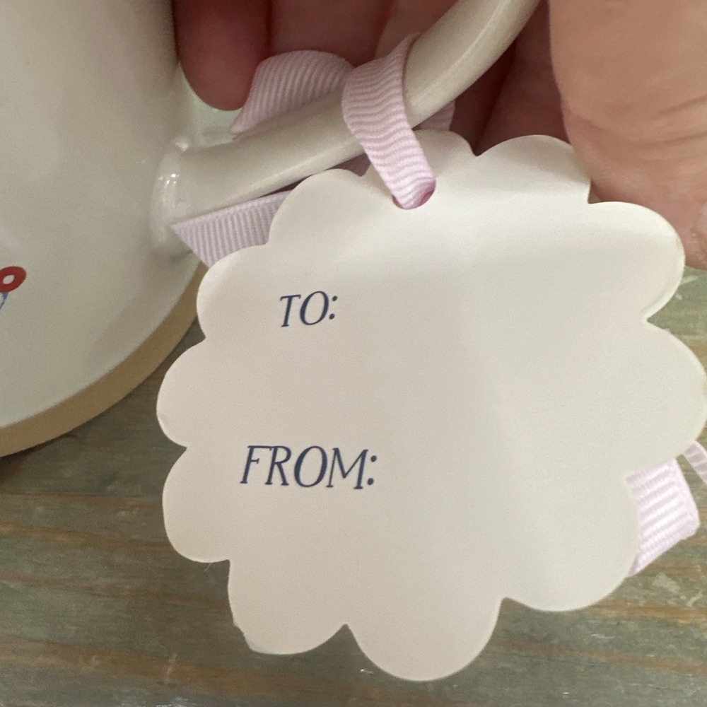 Sunday Morning Mug Friend Gift Ceramic Coffee Cup Floral Gold Friendship Quote - Picture 6 of 8